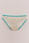 BASERANGE 25 Early Spring French Lace MUSIAL Bra/Panty Series BAS-UNMU-LA-SP25-UNDYED (TURQUOISE) Panties (BRMU)